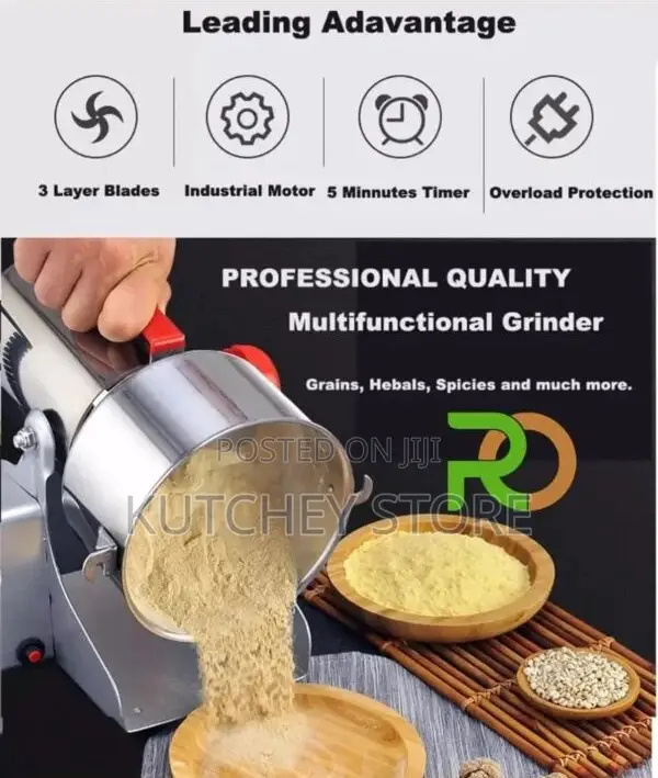 Raylux High-Speed Dry Food Grinder - 1.5kg