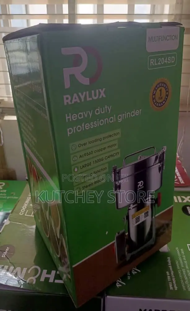 Raylux High-Speed Dry Food Grinder - 1.5kg