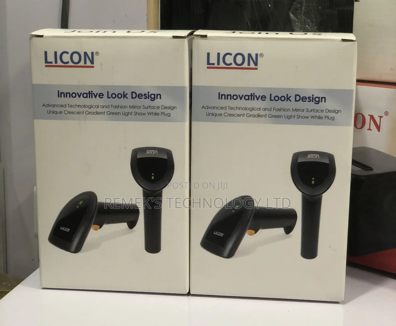 Licon Barcode Scanner Handheld With Stand