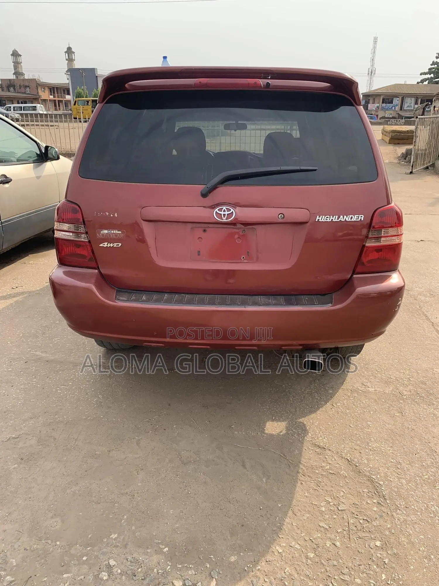 Toyota Highlander Base AWD 2003 Red