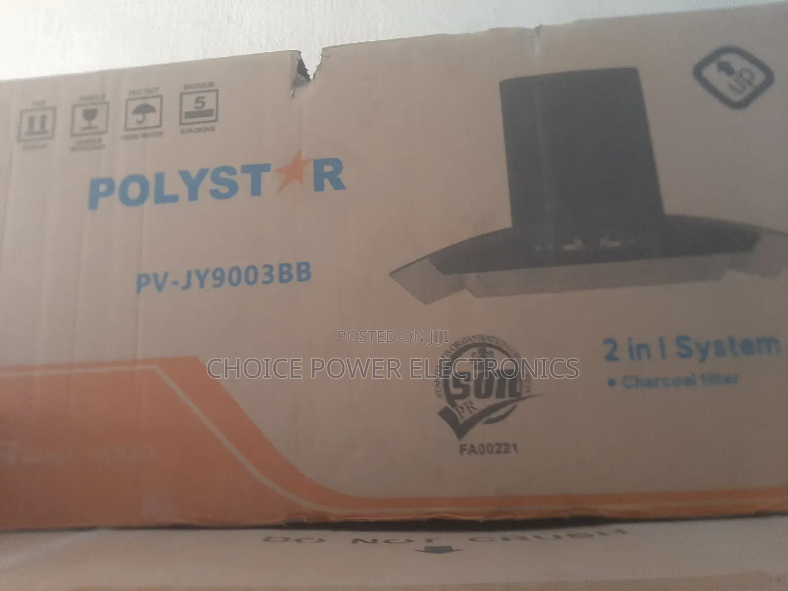 Polystyrene Kitchen Extractor 90 by 90
