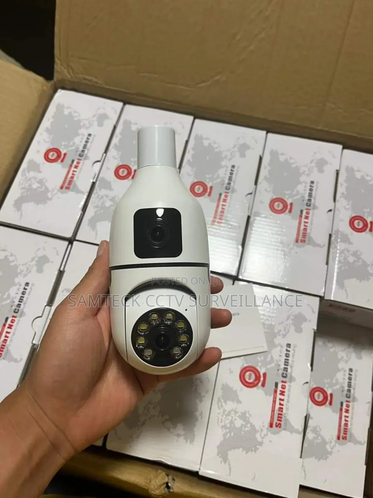 Dual Lens PTZ Bulb Camera