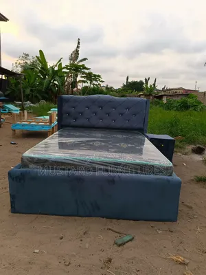 Quality 4.5x6ft Short Headboard Padded Bedframe