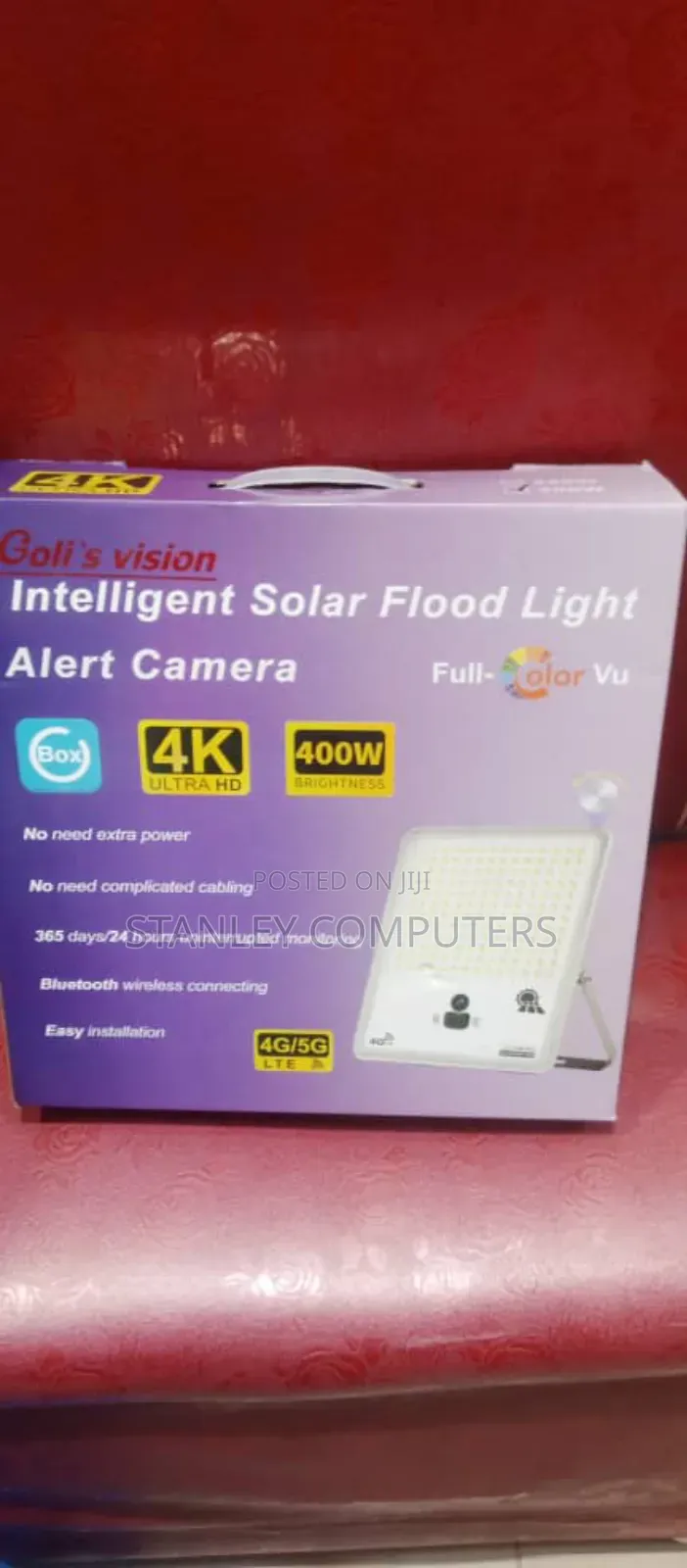 Goli's Vision Intelligent Solar Flood Light Alert Camera