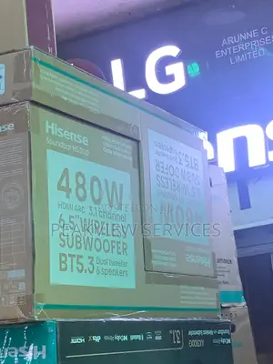 Hisense 480w Soundbar - Bluetooth Hdmi for Easy Connectivi