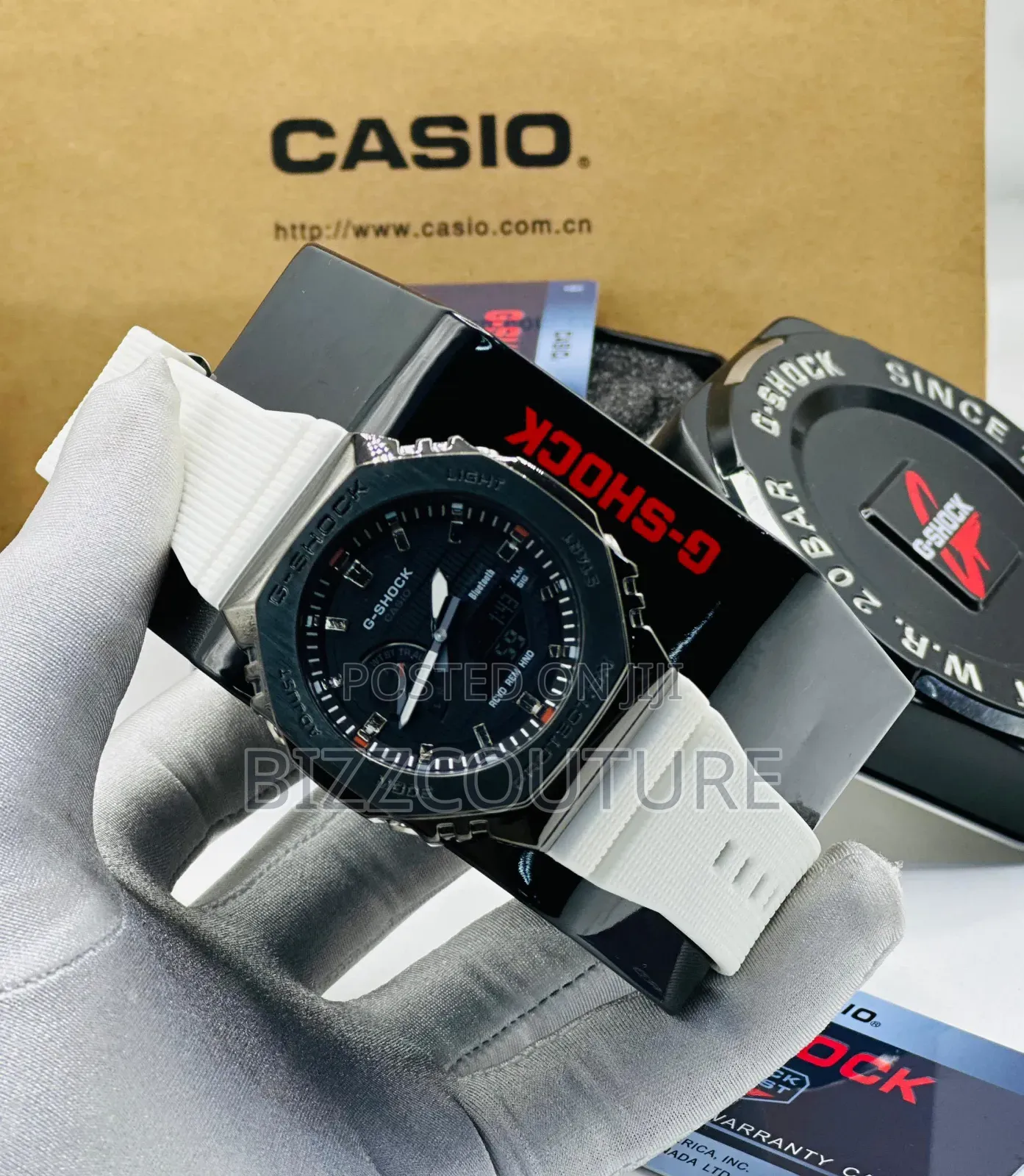 Original G-Shock White Rubber Strap Watch