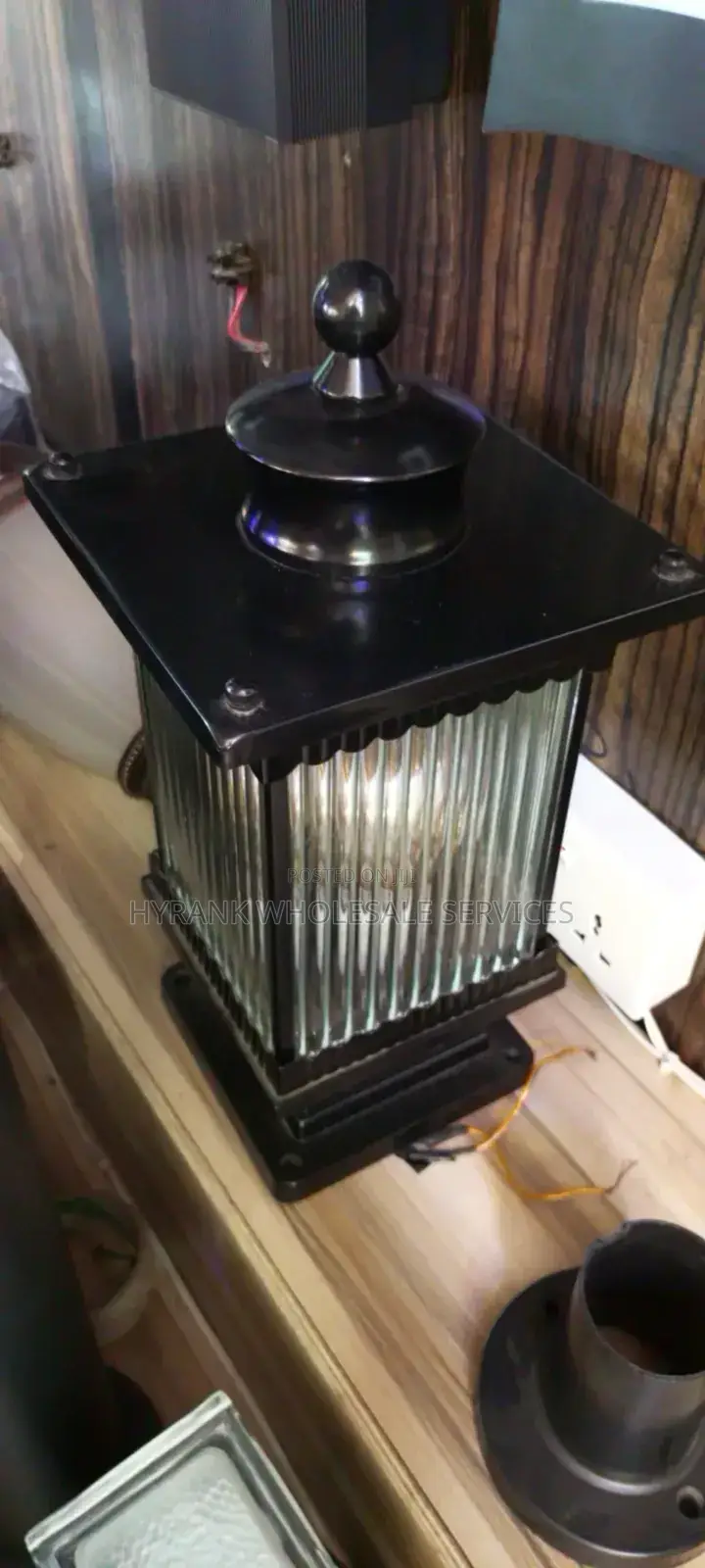 Cast Gate Light and Pillar Light