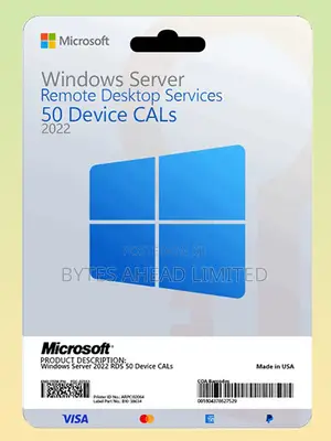 Photo - Windows Server 2022 Remote Desktop Services 50 Device Cals