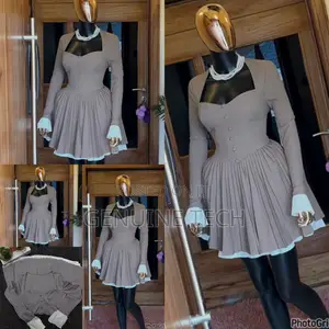 Luxury Pleated Short Dress