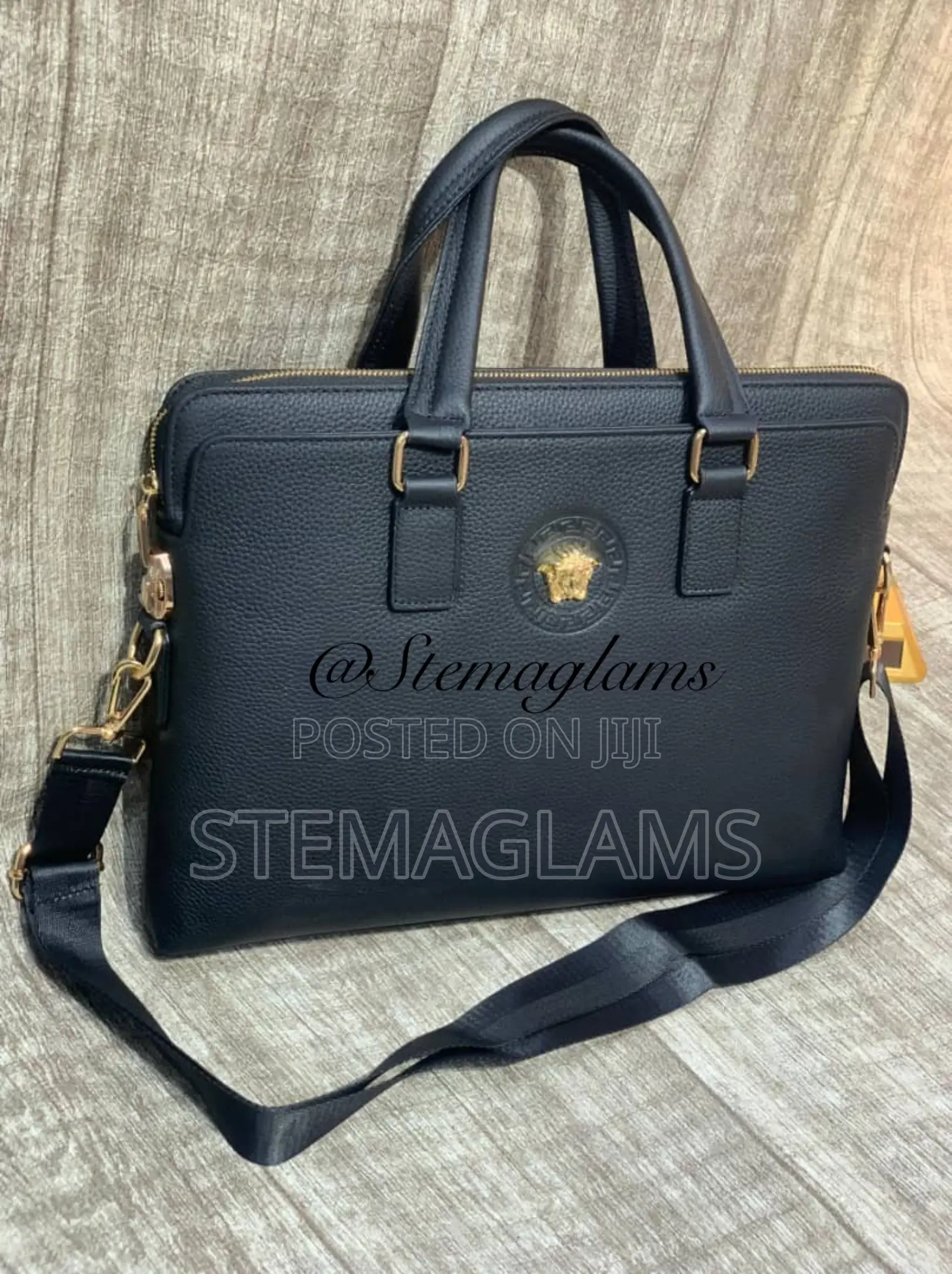 Versace Lightweight Laptop, Zip Closure
