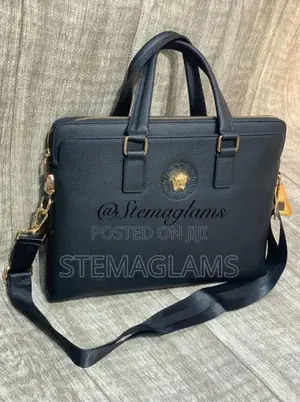 Versace Lightweight Laptop, Zip Closure