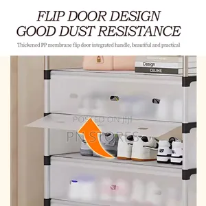7 Layers Shoe Rack With Transparent Cover