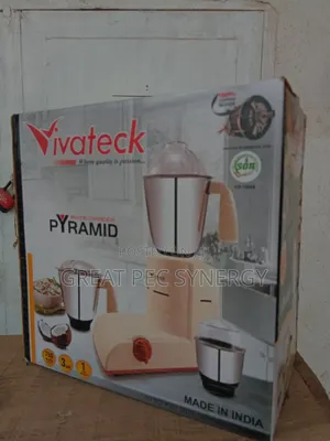 Vivateck Pyramid 750w 3 Jars Blender, Mixer and Grinder