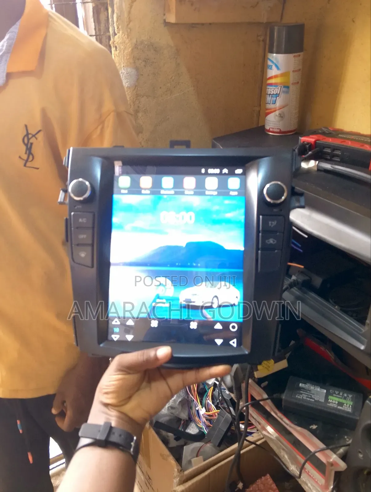 Tesla Andriod Navigation Screen for Automatic Corolla 2008