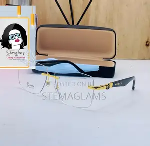 Maybach Square Frame Glasses, Classic Full-Rim Design