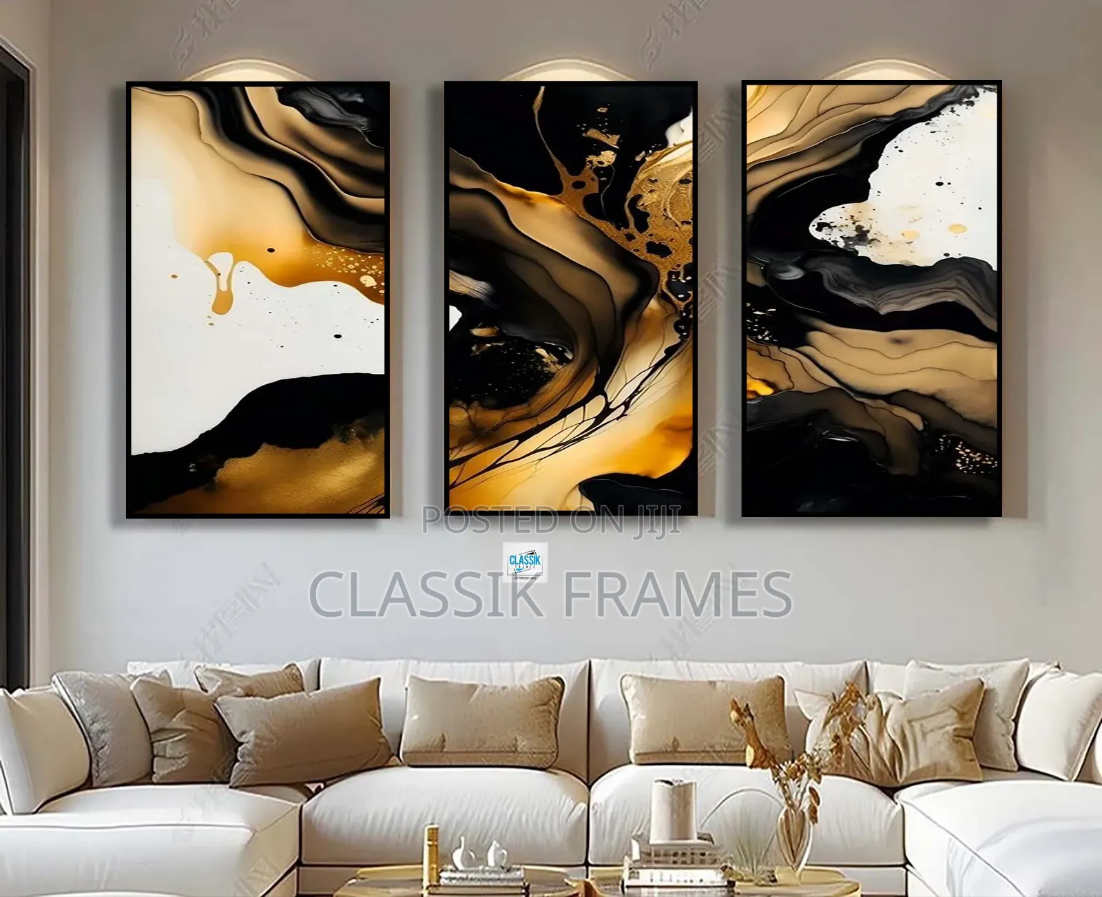 Hd Framed Acrylic Abstract Painting Wall Art