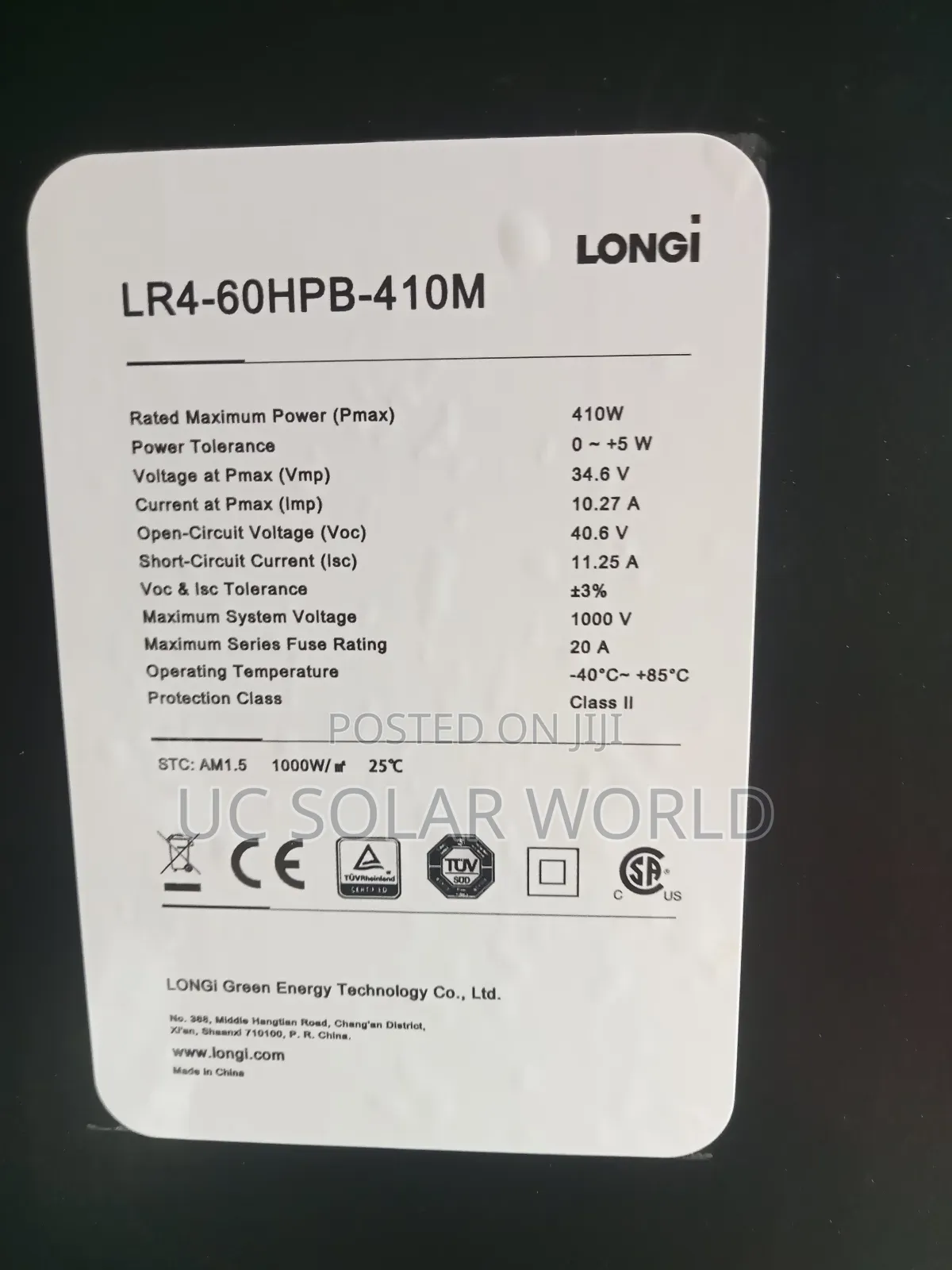 410w Longi Solar Panel