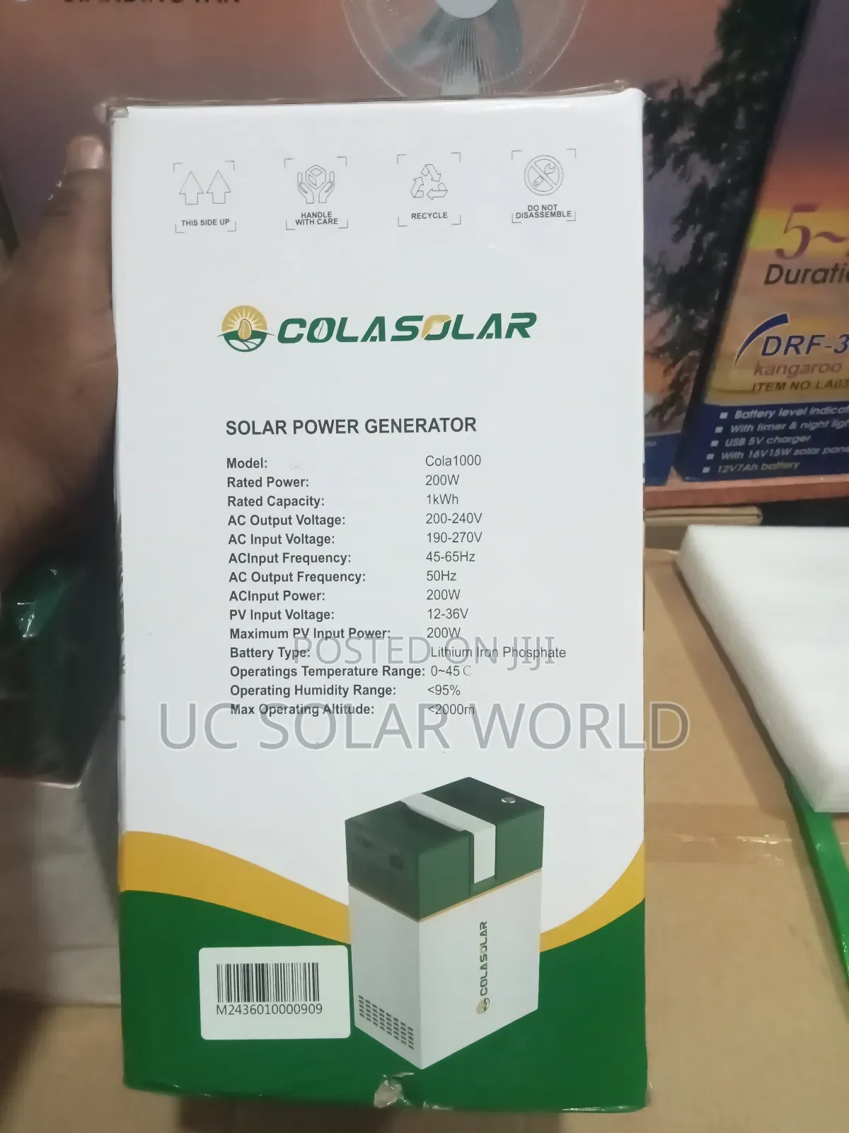 1kwh Cola Solar Generator