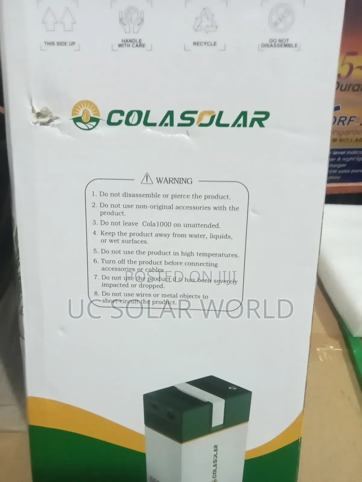 1kwh Cola Solar Generator