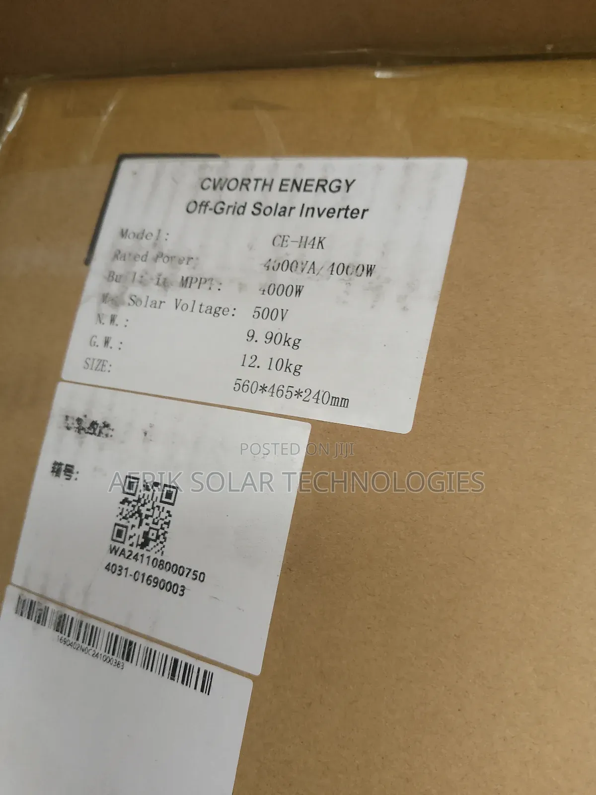 4kva 24v Cworth Inverter