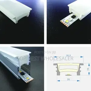 Silicone Flexible Led Channel Recessed Led Strip Channel