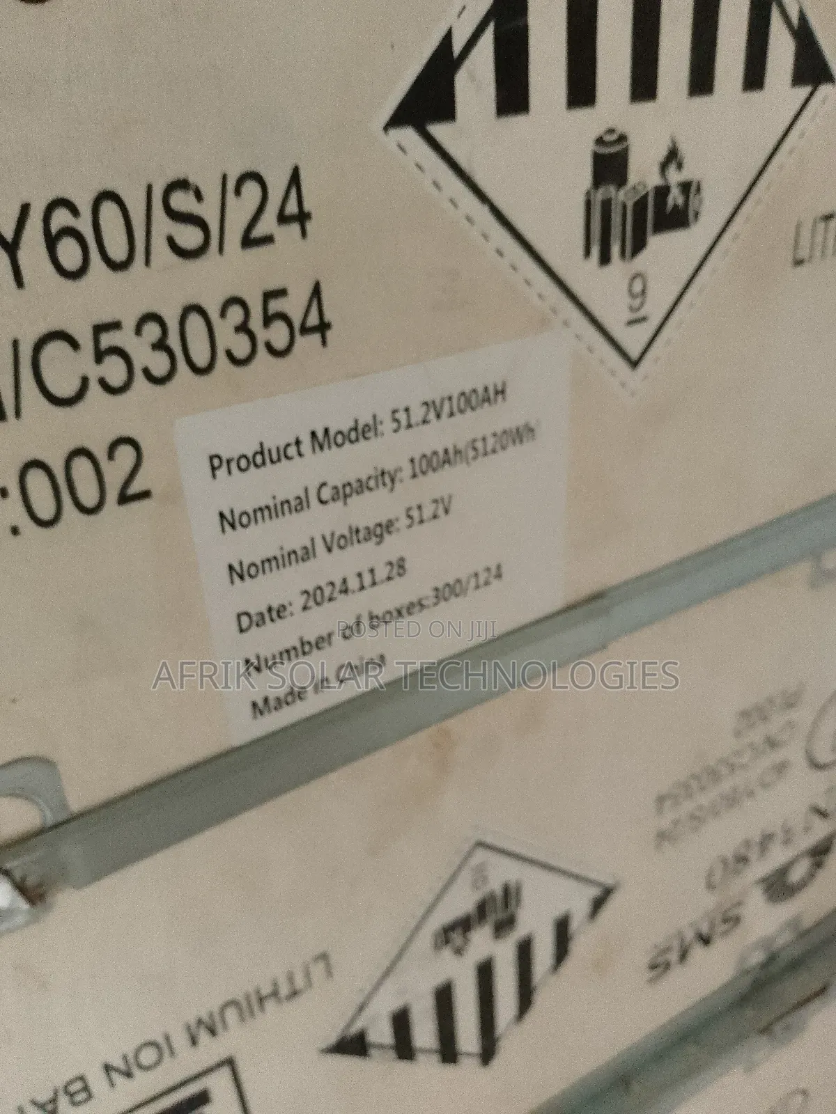 SMS Lithium Battery 48v 5kwh
