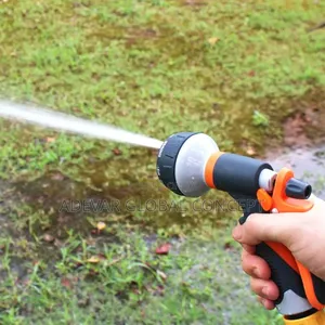 Photo - High Pressure Water Gun Car Washer 8 Modes - With 3 Nozzles