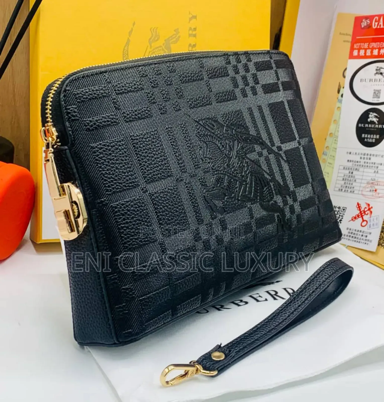 Classic Men Luxury Leather Armpit Purses Louis Vuitton