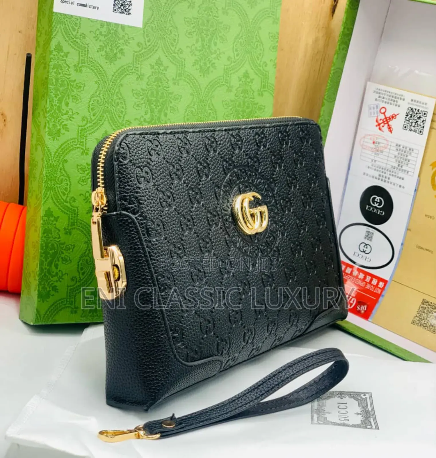 Classic Men Luxury Leather Armpit Purses Louis Vuitton
