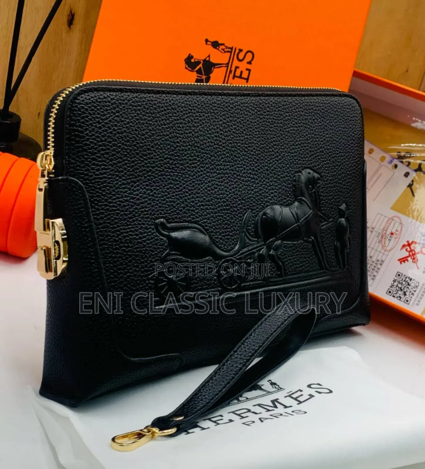 Classic Men Luxury Leather Armpit Purses Louis Vuitton