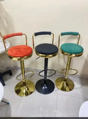 Quality Fabric High Bar Stool