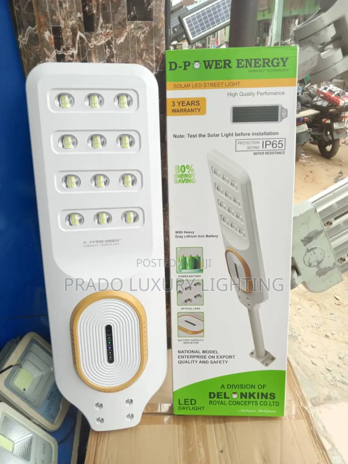 Solar Steel Light
