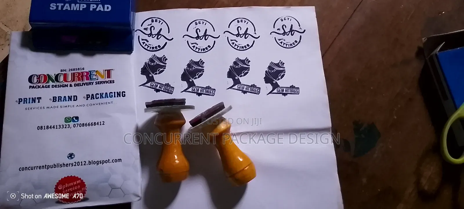 Office Stamp and Letterhead, Souvenirs, Name Tags