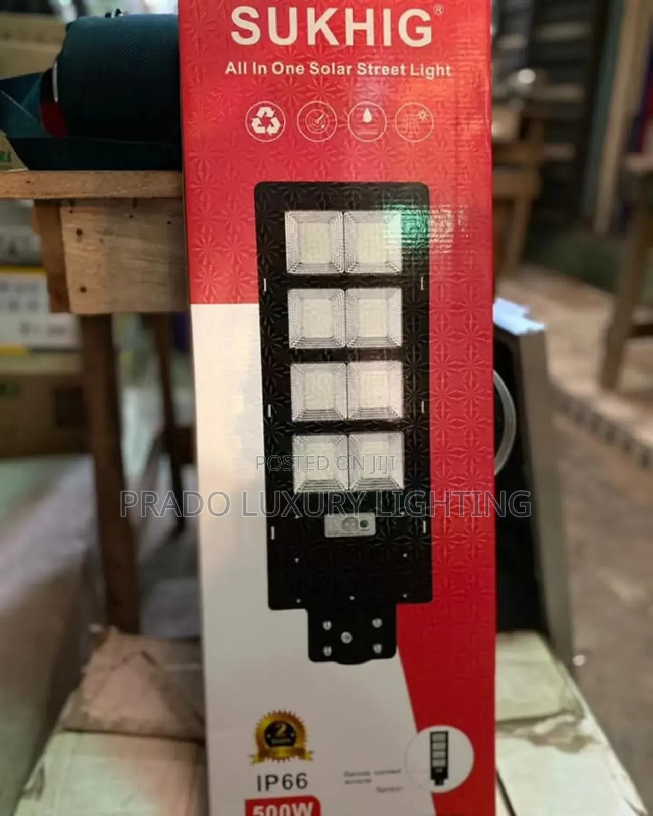 Solar Steel Light