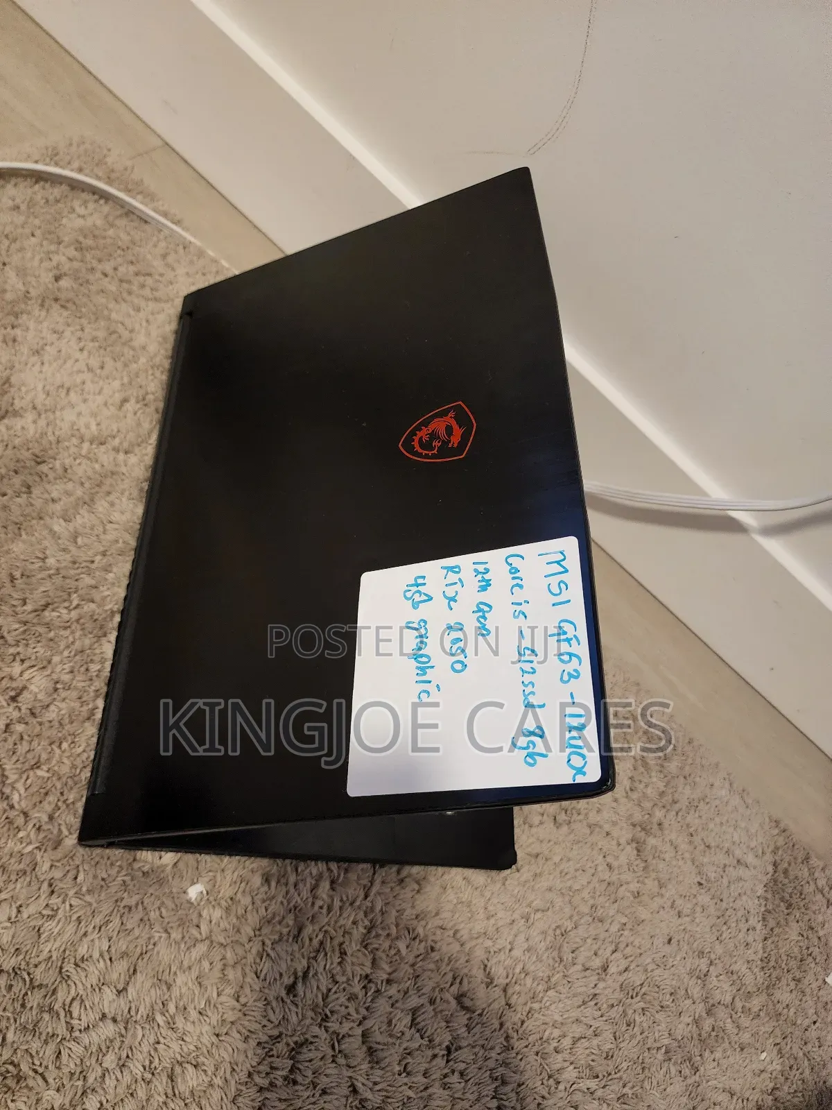 Laptop MSI GF65 Thin 10UE 8GB Intel Core I5 SSD 512GB