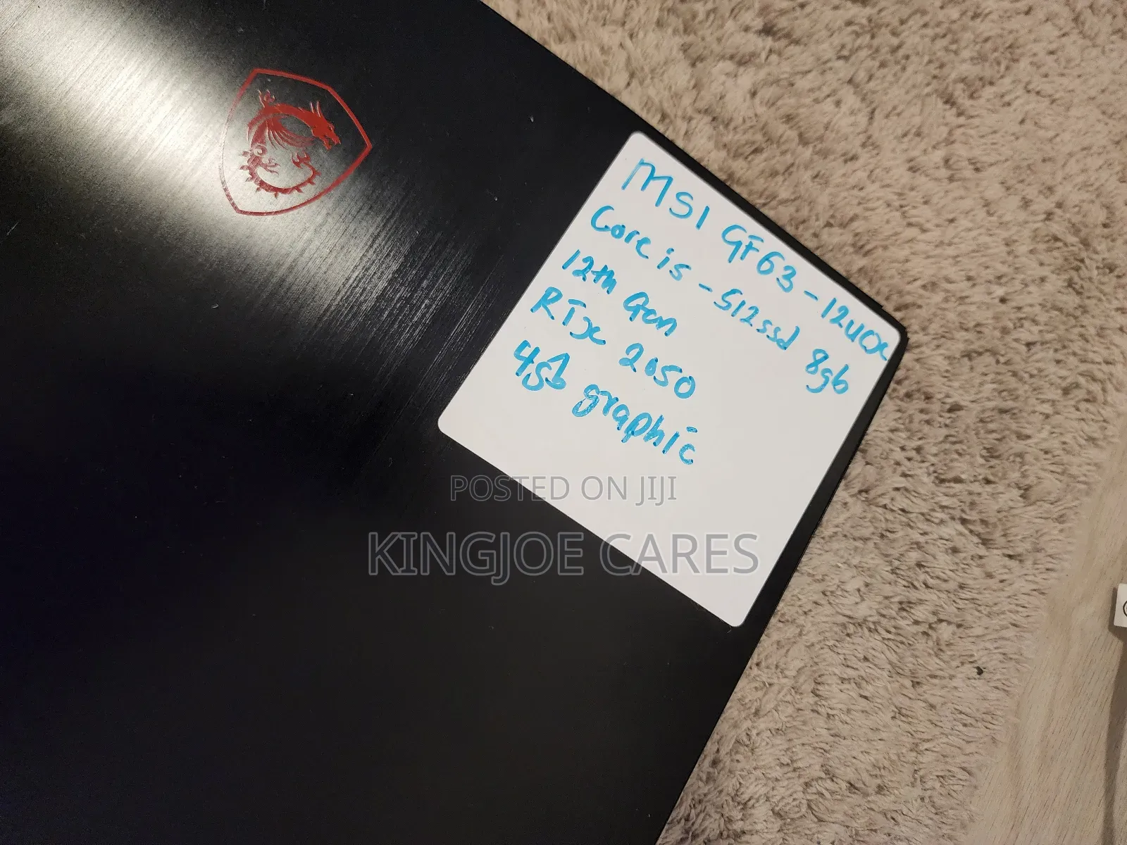 Laptop MSI GF65 Thin 10UE 8GB Intel Core I5 SSD 512GB