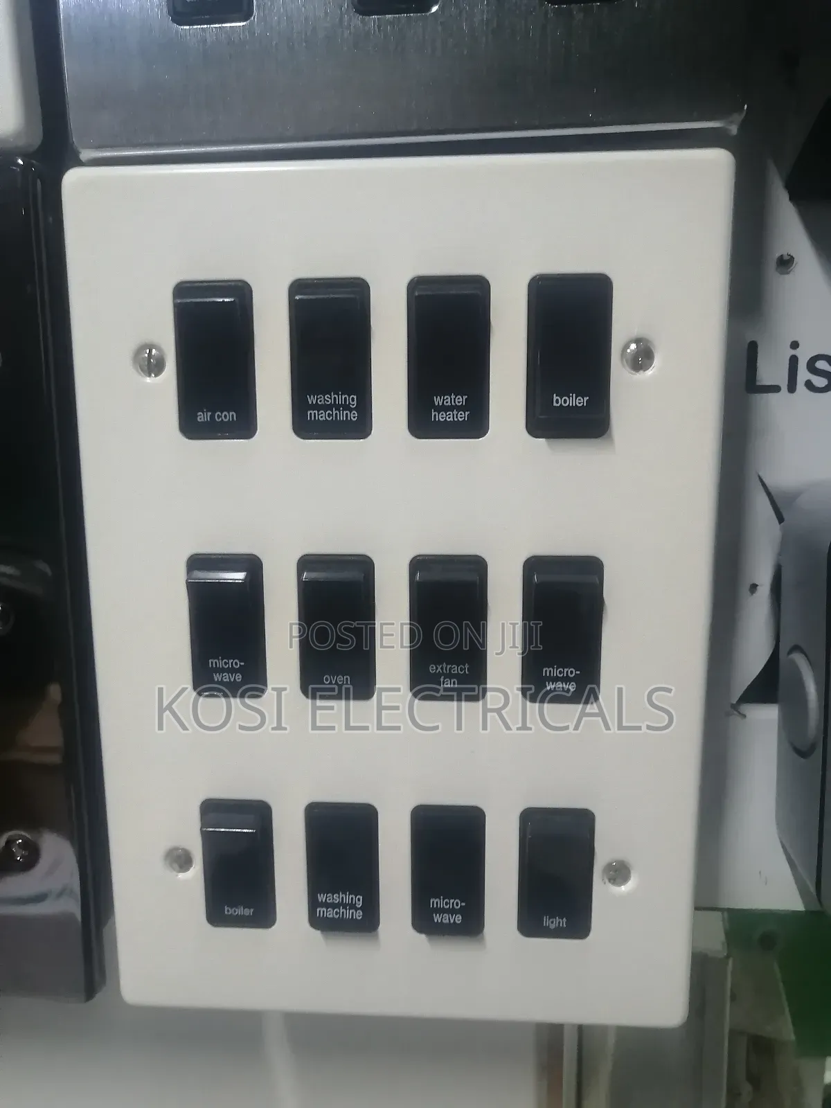 9 Gang Kitchen Grid Switch