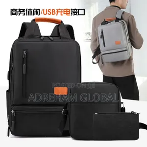 3in1 Jaden Quality Double Padded Front Zipper Laptop Bag