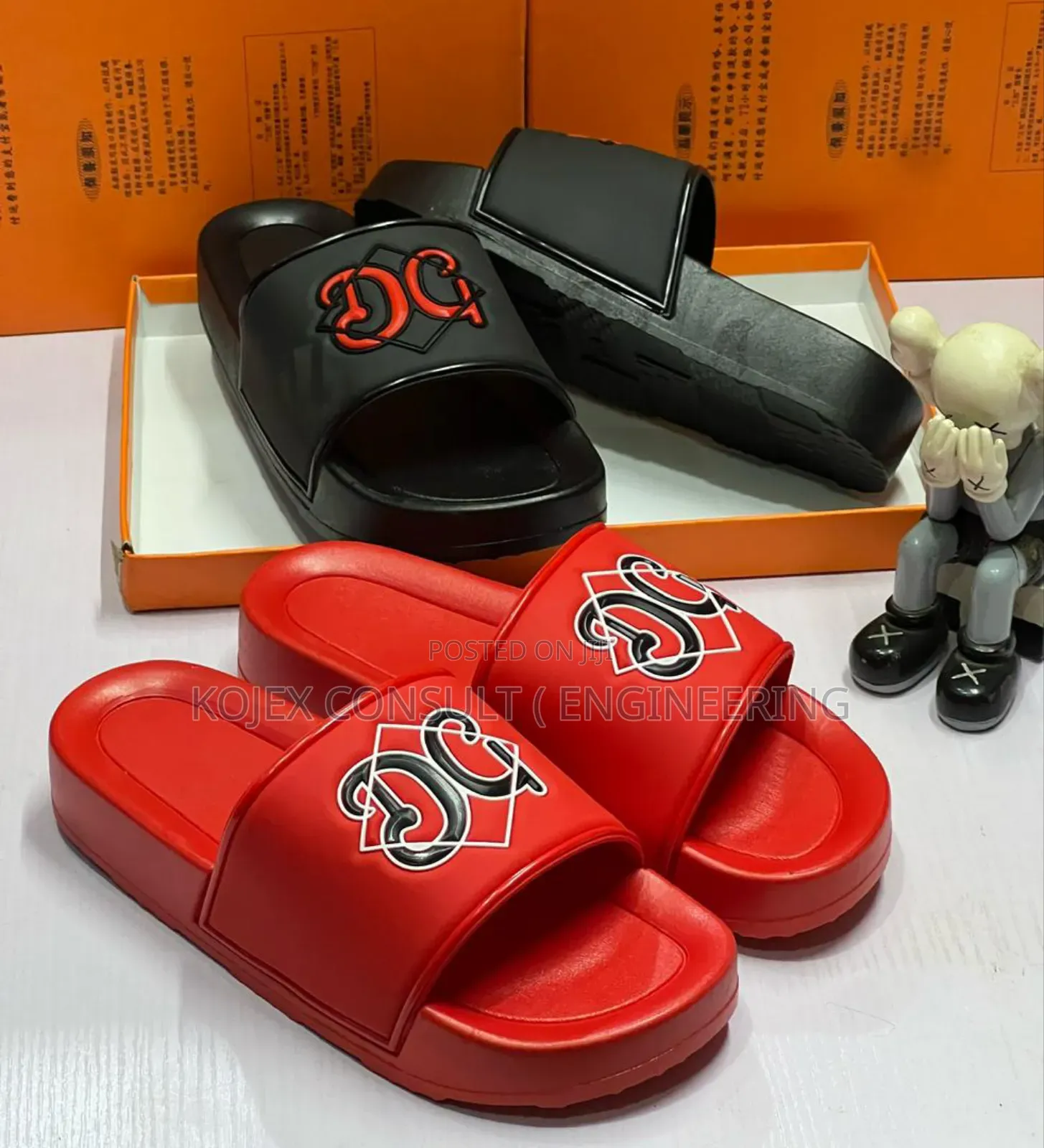 Comfy Affordable Dolce and Gabbana/Adidas Slides