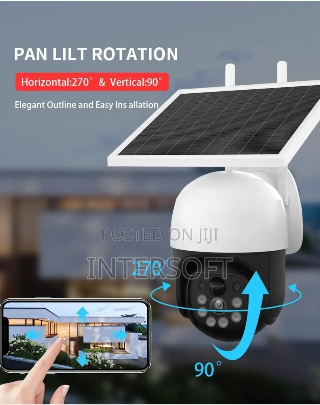 4g Solar 4mp Smart Camera Use Sim Support Memory Card,Cloud
