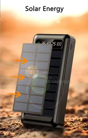 20000mah Original Solar Power Bank Display Powerbank