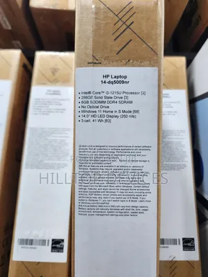 New Laptop HP 14S 8GB Intel Core i3 SSD 256GB
