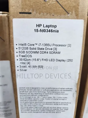 New Laptop HP 15 8GB Intel Core I7 SSD 512GB