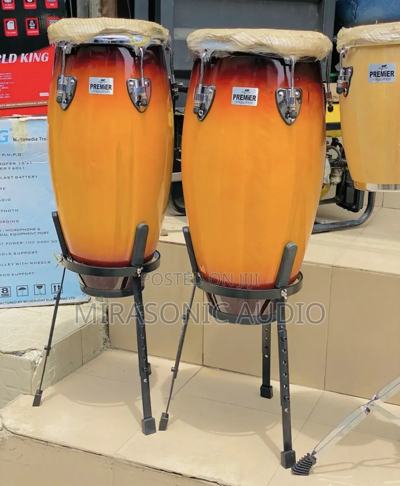 Yamaha English Conga Drum With Stand