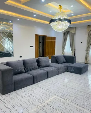 L Shape Luxury Couch, Plywood Doors Etc.