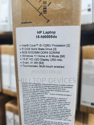 New Laptop HP 15 8GB Intel Core I5 SSD 512GB