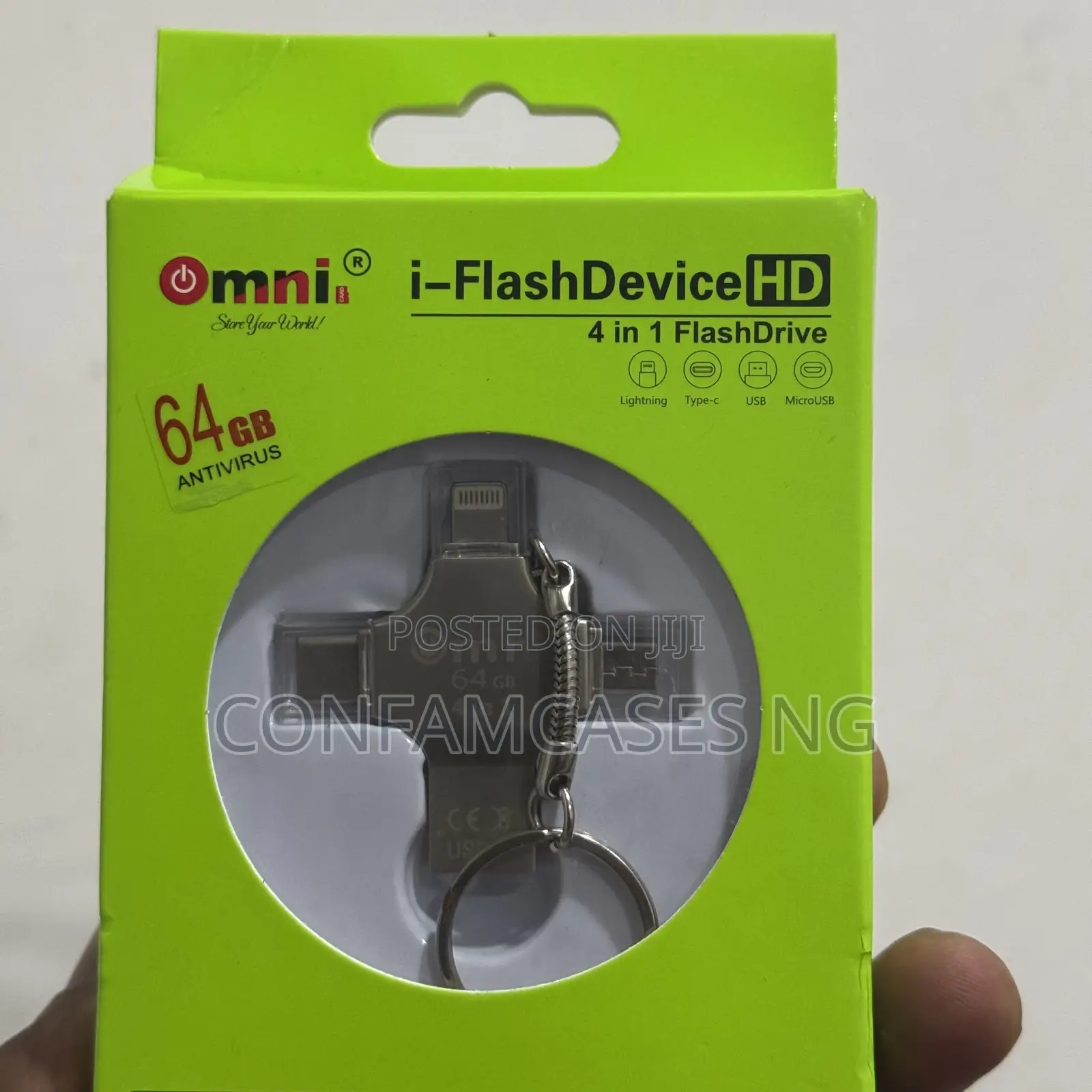 4 in 1 Otg 64gb Flash Drive for iPhone and Android Devices