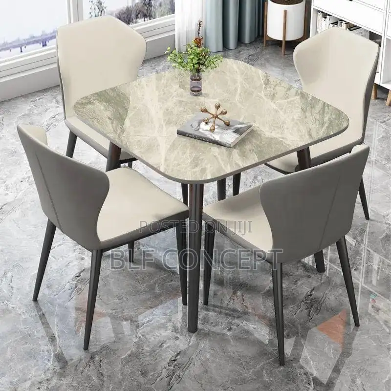 Mini Marble Dining Table With 4 Chairs in Ojo - Furniture, Kyc ...