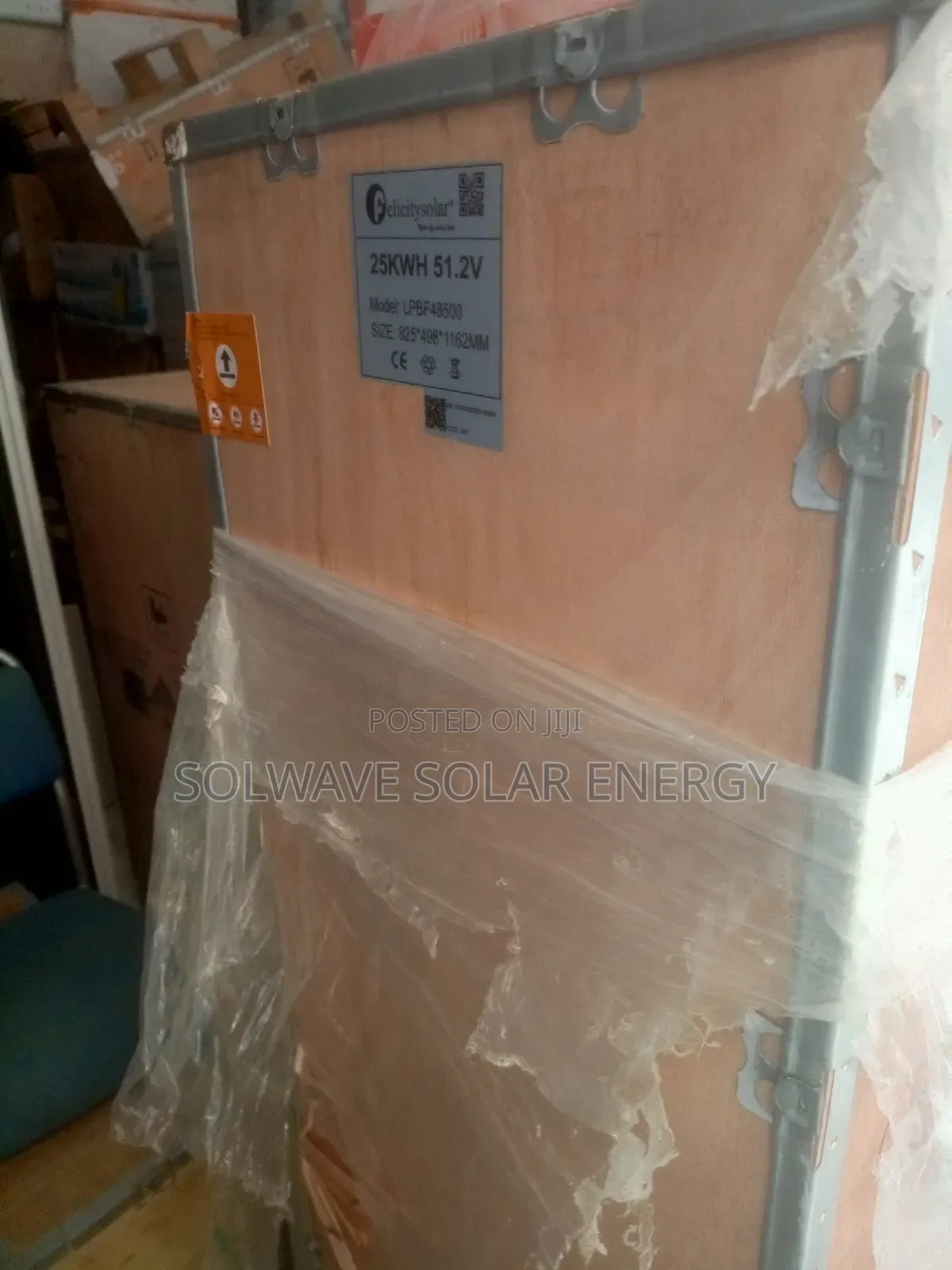 Large Giant 25kwh 51.2v Felicity Lithium Ion Battery
