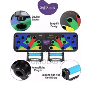 Multifunctional Portable Colour Coded Pushup Board,